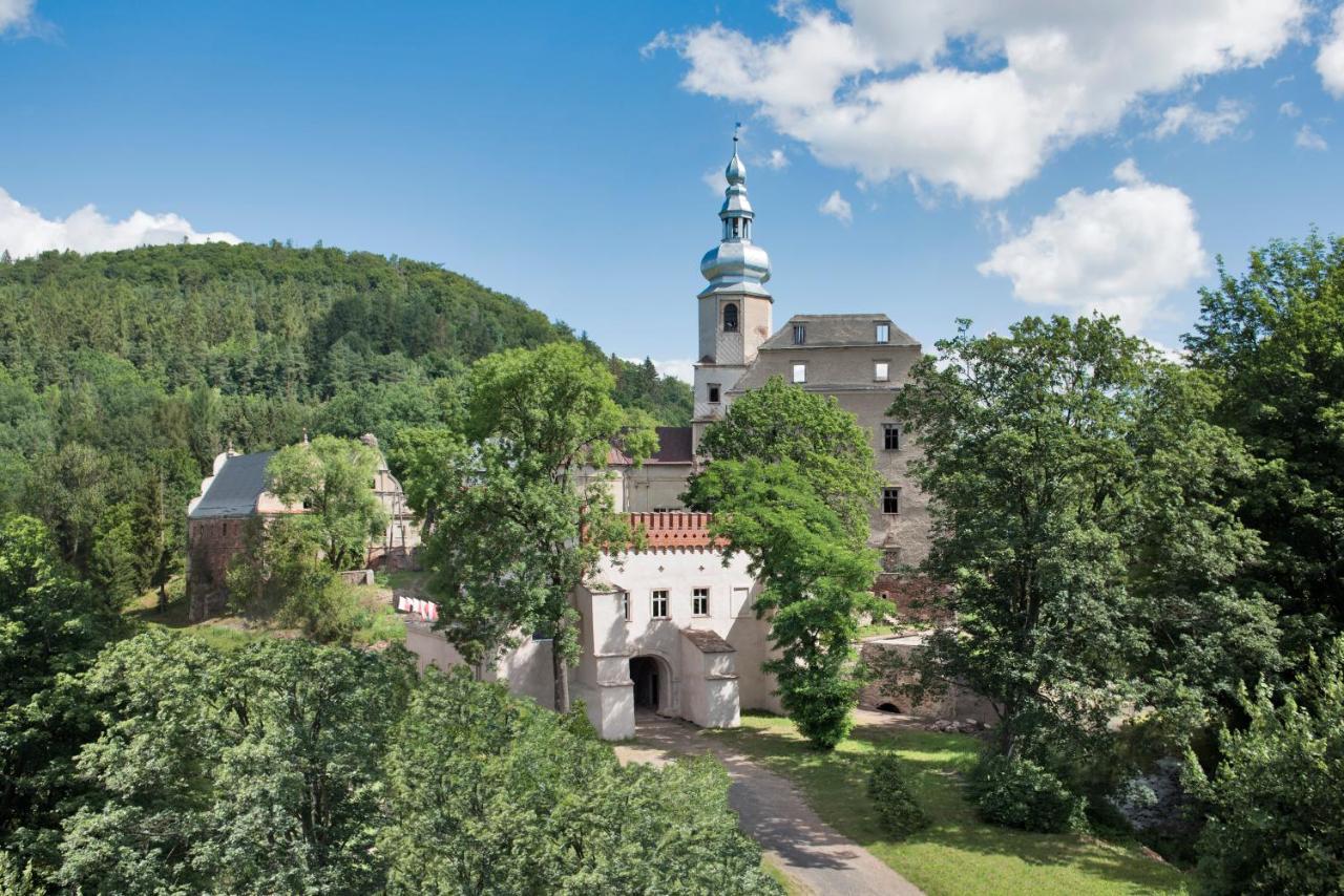 Zamek Sarny - Schloss Scharfeneck Клодзко Экстерьер фото